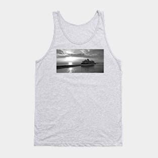 Civitavecchia Harbour - B&W Tank Top